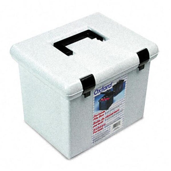 Esselte Pendaflex Esselte Pendaflex 41747 Portafile File Box Letter Plastic 14-7/8 x 12-1/8 x 11-7/8 Granite 41747 - main